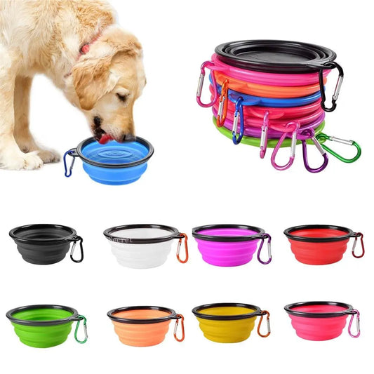 Silicone pets Food Water Bowl